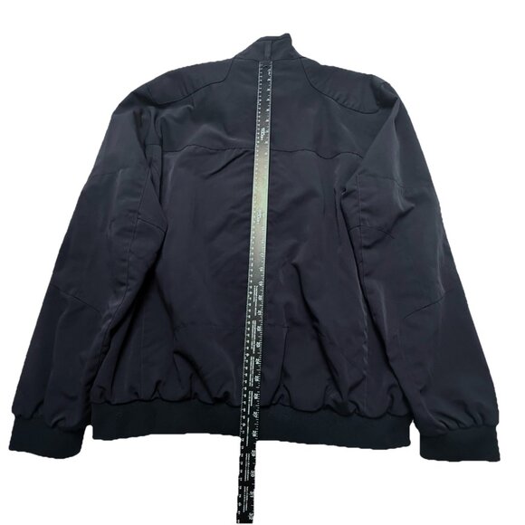 RLX Ralph Lauren Bomber Jacket Mens XXL Full Zip Navy Snap Softshell - Picture 7 of 9